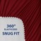 Cathay Home Cal King Sheet Set, Ultra- Soft Microfiber Bed Sheets, Burgundy