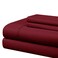 Cathay Home Cal King Sheet Set, Ultra- Soft Microfiber Bed Sheets, Burgundy