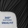 Cathay Home Cal King Sheet Set, Ultra-Soft Microfiber Bed Sheets, Black