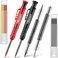 Hiboom Spring Nail Set and Hinge Pin Removal Tool with Sharpener & 12 Pcs Refills