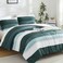 Litanika Twin/Twin XL Comforter Set - 2 Pieces Stripe Bedding Sets