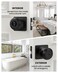 Haidms Matte Black Door Knobs Interior, Privacy Door Knobs 6 Pack