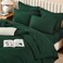 Litanika Full Comforter Set with Sheets - 7 Pieces Solid Bed in a Bag