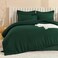 Litanika Full Comforter Set with Sheets - 7 Pieces Solid Bed in a Bag