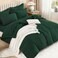 Litanika Full Comforter Set with Sheets - 7 Pieces Solid Bed in a Bag