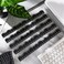 Qeeenar 24 Pcs Magnetic Borders for Classroom Whiteboard Black