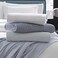 Sferra Terzo 100% Brushed Cotton Throw - Sand/White
