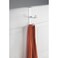 iDesign Clear Over Door Double Hook, Small