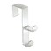 iDesign Clear Over Door Double Hook, Small