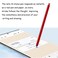 CaoXiong Galaxy Note 10 S Pen Replacement for Samsung Galaxy Note 10 Pen(Red)
