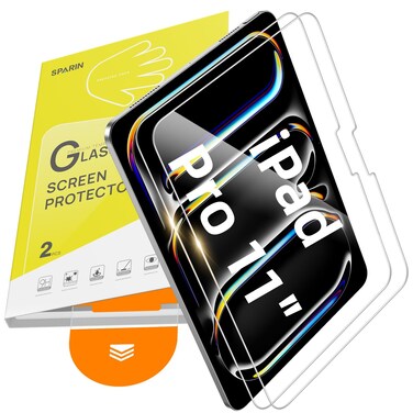 Sparin 2 Pack Screen Protector for Ipad Pro 11 Inch M5 2025/M4 2024