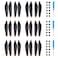 Yeteeth 24PCS Propeller for Dji Mini 4 Pro - Blades for Dji Mini 3 Pro