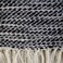 Dii Gray Tone Diagonal Stripe Acrylic Throw
