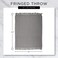 Dii Gray Tone Diagonal Stripe Acrylic Throw