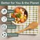 BambooMN 8" Reusable Bamboo Dinner Spoon - 10 Units