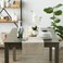 Dii Farmhouse Gingham, Checked Tabletop Collection, Table Runner, 14X108, Stone