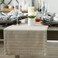 Dii Farmhouse Gingham, Checked Tabletop Collection, Table Runner, 14X108, Stone
