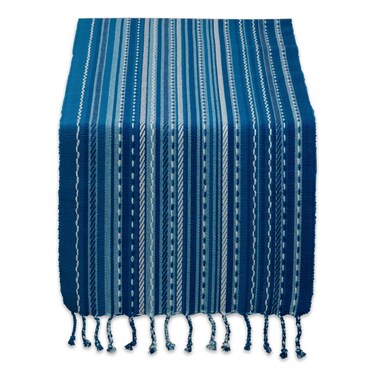 Dii Southwest Collection Tabletop, Table Runner, 14X72, Blue