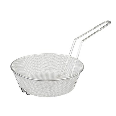 Excellant Thunder Group Slcb010F Culinary Basket 10" Dia. X 3" Deep Fine Mesh