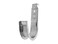 Networx 4" Ceiling Mount Galvanized Steel Cable Support J Hook with Retainer Clips - 25 Pack