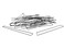Networx 4" Ceiling Mount Galvanized Steel Cable Support J Hook with Retainer Clips - 25 Pack
