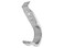 Networx 4" Ceiling Mount Galvanized Steel Cable Support J Hook with Retainer Clips - 25 Pack