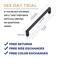 Ravinte Matte Black Cabinet Pulls Slim Cabinet Handles, 5 Inch Cc, 30 Pack