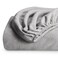 Bare Home Super Soft Fleece Fitted Sheet (Queen, Light Grey)
