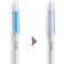 Ippinka Sustee Aquameter, Set of 4, Plant Soil Moisture Sensor, (White, Medium)