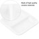 Doitool Ceramic Appetizer Serving Tray 2-Compartment Divided Sauce Dish for Soy Sauce Condiments Dips Spice Dish Tray Snack Serving for Kitchen Dining Entertaining 3.07 In