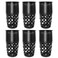 MoyanSuper Pool Table Pockets Replacement Pockets for Billiard Table Set of 6 Large Capacity Plastic Web Pockets