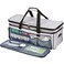 Homest Double Layer Carrying Case with Mat Pocket for Cricut and Tools