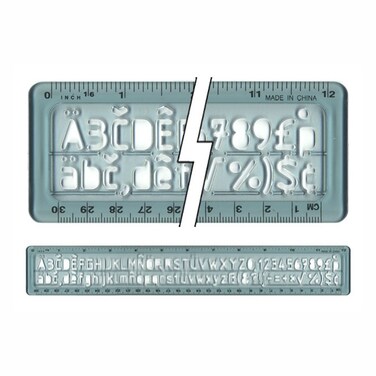 Westcott Combo Lettering Guide