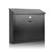 Xydled Mail Boxes with Key Lock, Locking Mailbox Wall Mounted, Black