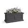 Mayne Fairfield 24IN Self-Watering Rectangular Window Box Planter, Gray