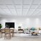 Art3d 12-Pack Modern Drop Ceiling Tiles for Suspended Grid, 2 X 2 Ft, White