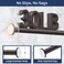 Enjoybasics 1" Bronze Shower Curtain Rod, 30-76" Adjustable, Secure Tension