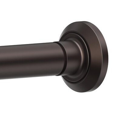 Enjoybasics 1" Bronze Shower Curtain Rod, 30-76" Adjustable, Secure Tension