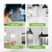 Kor GU24 Cfl Light Bulbs, 13W 60W Equivalent, 5000K Bright White, 4-Pack