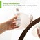 Kor GU24 Cfl Light Bulbs, 13W 60W Equivalent, 5000K Bright White, 4-Pack
