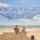Wekapo Beach Tent Sun Shelter - Easy Setup Beach Canopy with 4 Sturdy Poles