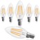GvvooHome LED Candelabra Light Bulbs 40 Watt Equivalent, Dimmable E12 Bulb 2700K