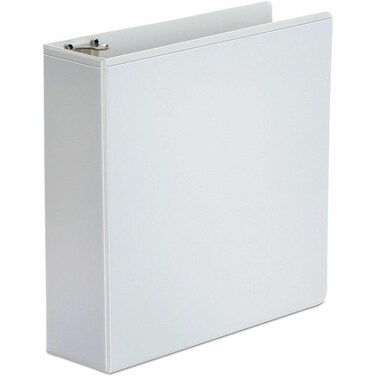 Universal 3" Round Ring View Binder, 460 Sheet Capacity, White