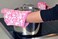 Dii Quilted Kitchen Oven Mitt &amp; Potholder Set, Hanging Loop for Convenient Storage, Om 6.5x12/PH 8X8.5, Pink Damask Print, 2 Piece