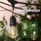 GvvooHome LED S14 Replacement Light Bulbs for Outdoor String Lights, 1W Shatterproof Edison Light Bulbs for Outside Patio Garden, E26 Standard Base, Dimmable, 2200K Warm White, 15 Pack