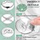 Barydat 10 Pcs Bridesmaid Proposal Gifts I Do Crew Compact Mirrors, Green