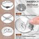 Barydat 10 Pcs Bridesmaid Proposal Gifts I Do Crew Compact Mirrors, Silver