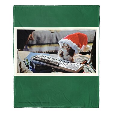 Northwest Gremlins Silk Touch Throw Blanket, 50" X 60", Christmas Keyboard