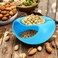 BuleVina Sunflower Seed Bowl, Snacks Storage Box with Shell Holder &amp; Cellphone Slot, Double Layer Nut Dry Fruit Serving, Multi-Function Pistachio Peanut Spit Cup Creative Gift for Lazy People Couch