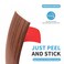 Art3d 10 Ft Vinyl Floor Transition Strip, Laminate Floor Divider, Cherry